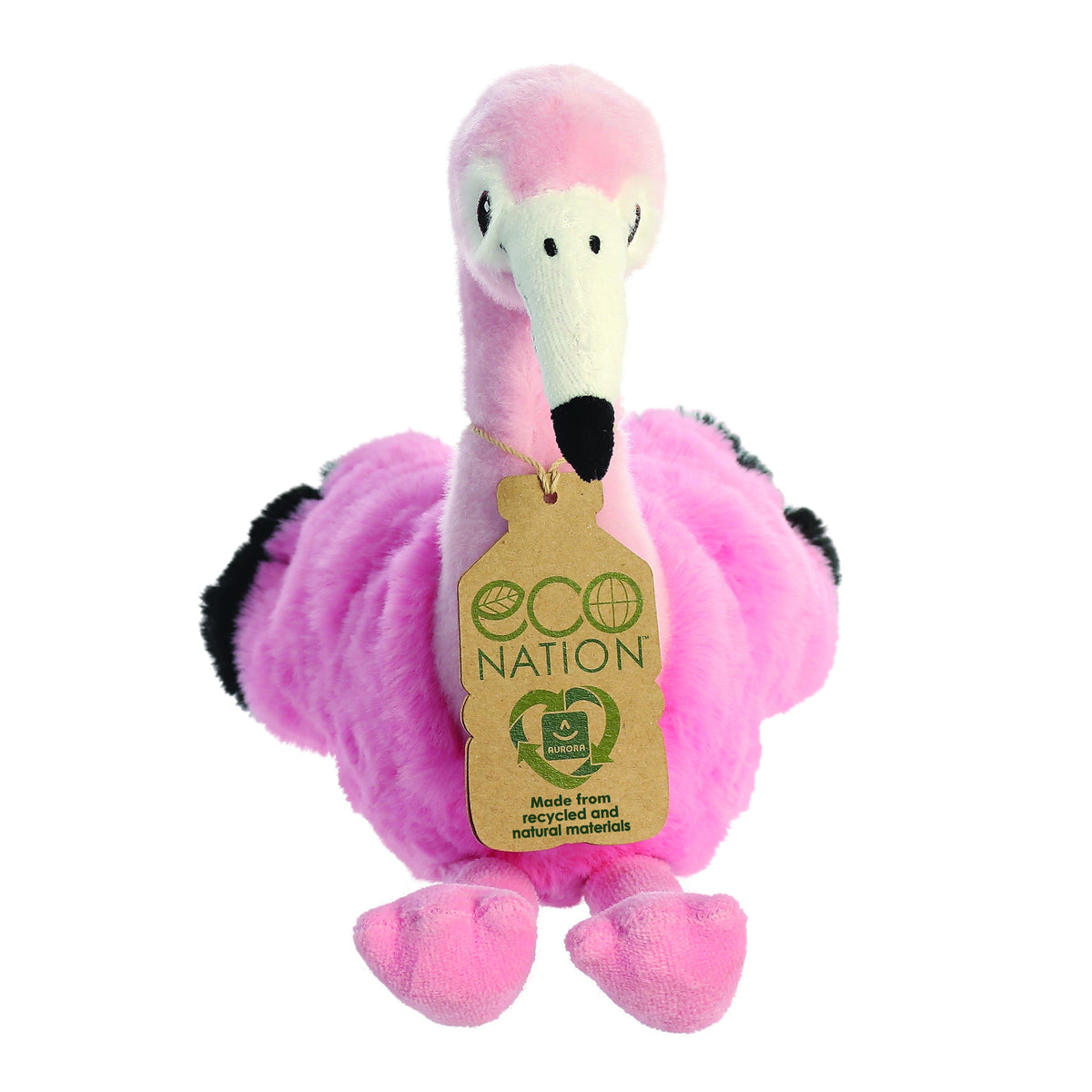 Flamingo Soft Toy 24cm from Eco Nation