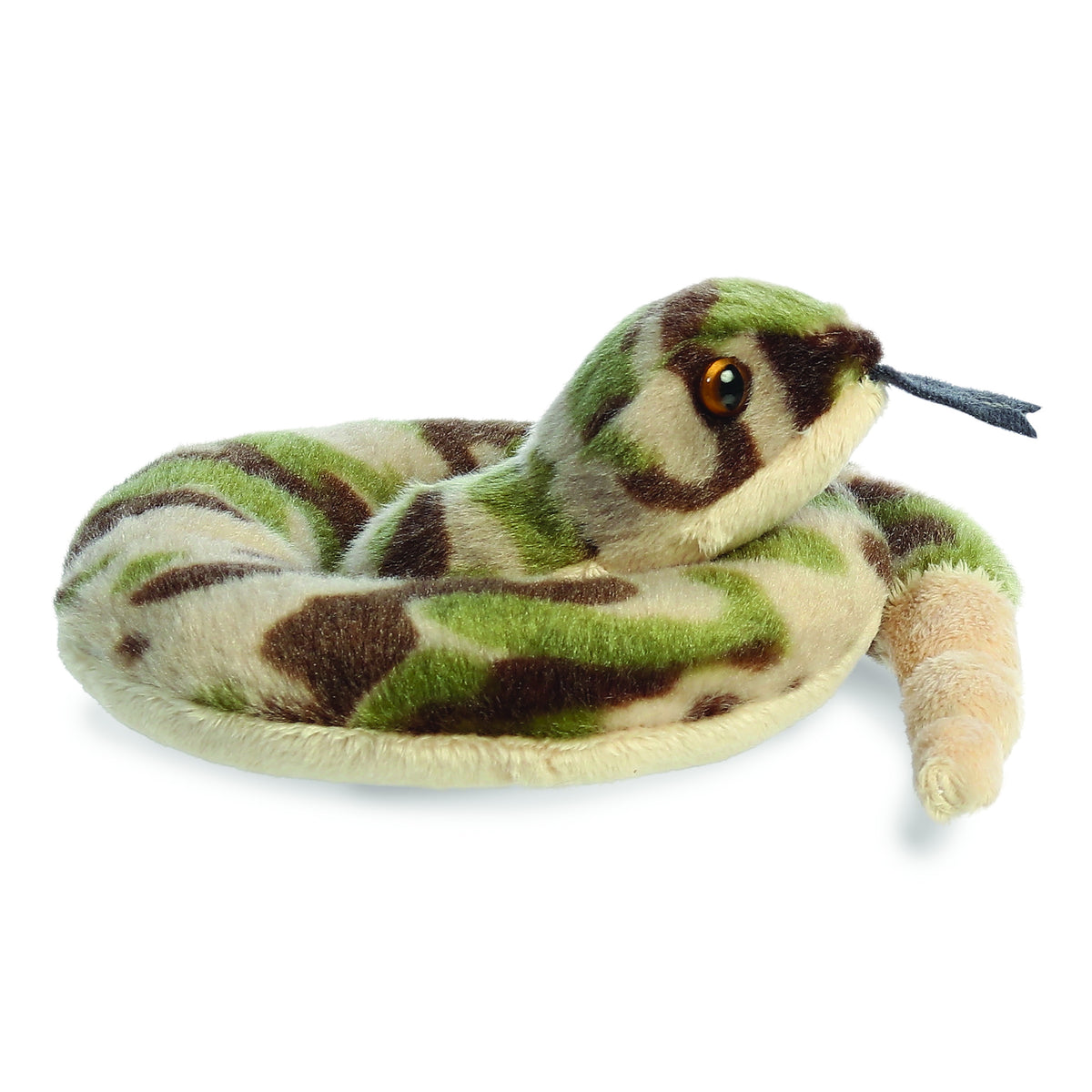 Aurora Mini Flopsies Green Snake Soft Toy 20cm