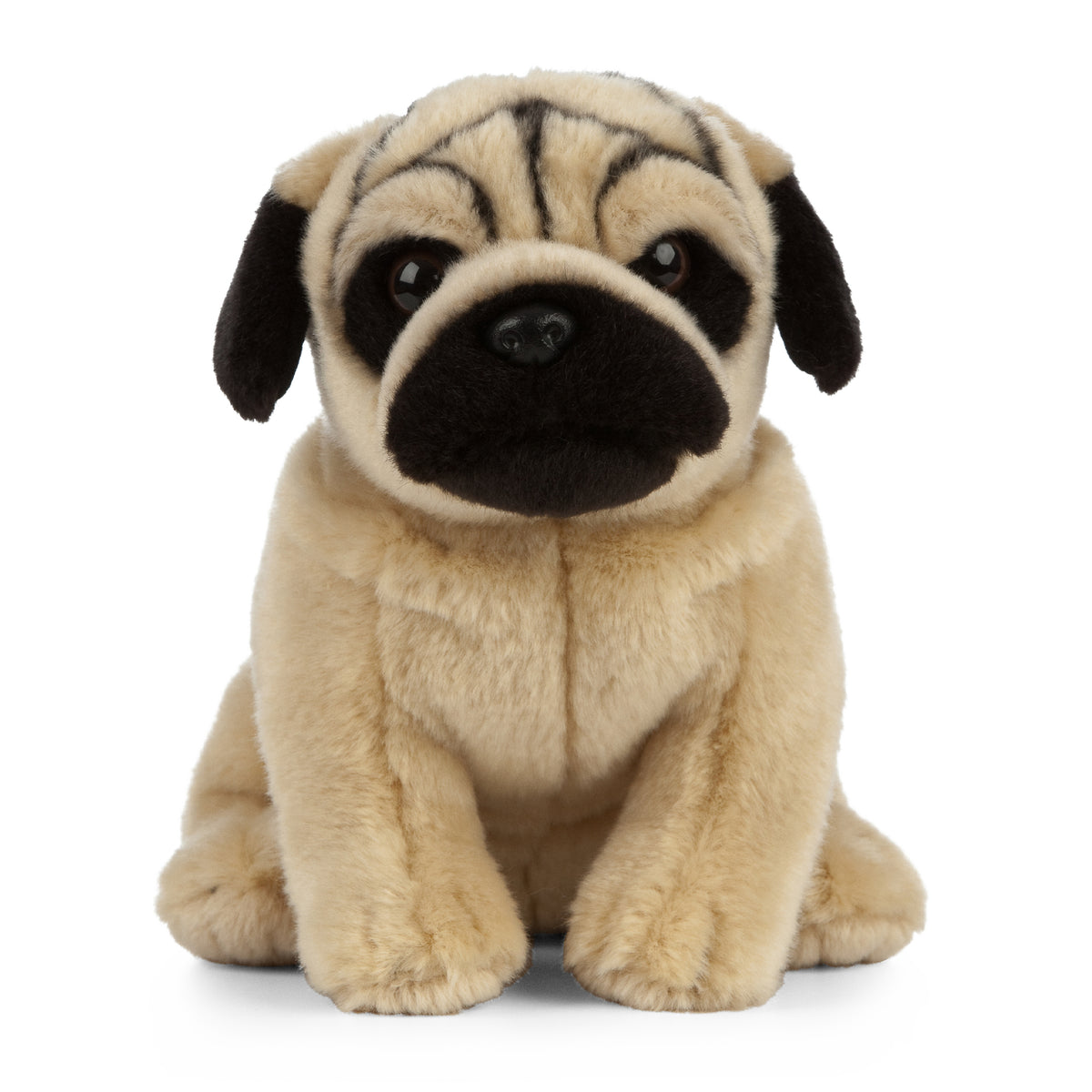 Pug Soft Toy 25cm from Living Nature