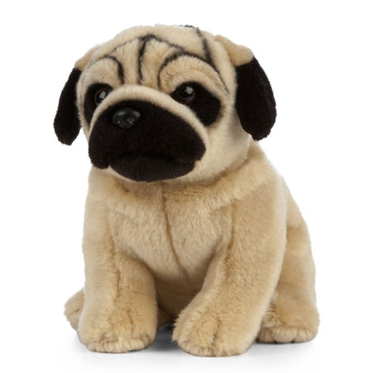 Pug Soft Toy 25cm from Living Nature