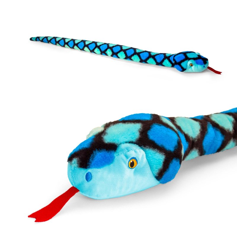 Blue Snake Soft Toy 200cm from Keeleco