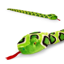 Green Snake Soft Toy 200cm from Keeleco
