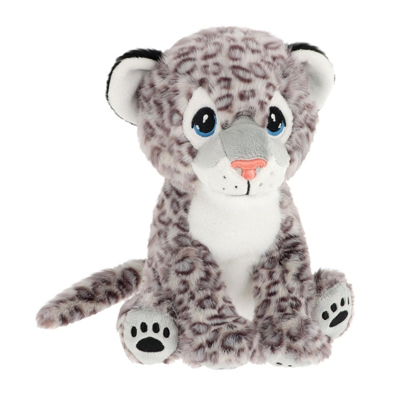 Sitting Snow Leopard Soft Toy 23cm from Keeleco