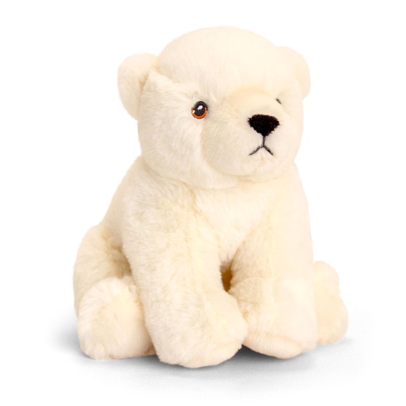 Polar Bear Soft Toy 18cm from Keeleco