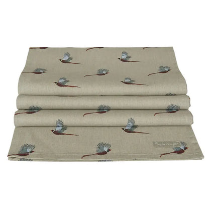 Pheasant Cotton Table Runner 280 x 35 cm from Sophie Allport