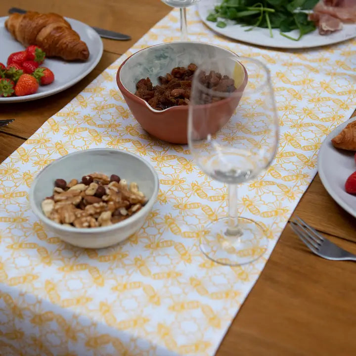 Bee Print Table Runner from The Owlery