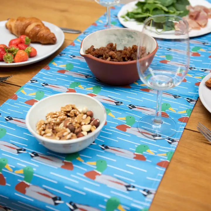 Duck Print Table Runner from The Owlery
