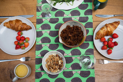 Hedgehog Print Table Runner from The Owlery