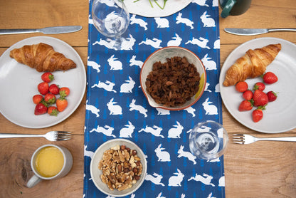 Rabbit Print Table Runner from The Owlery