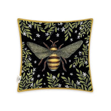 Honey Bee Organic Cotton Cushion by Catherine Rowe