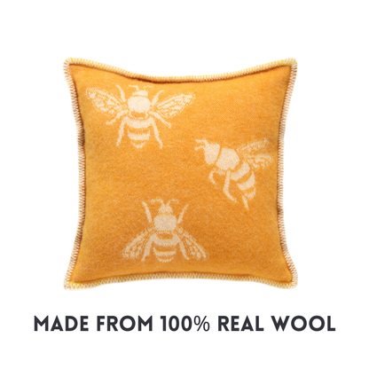 Bee Wool Cushion from J.J. Textile