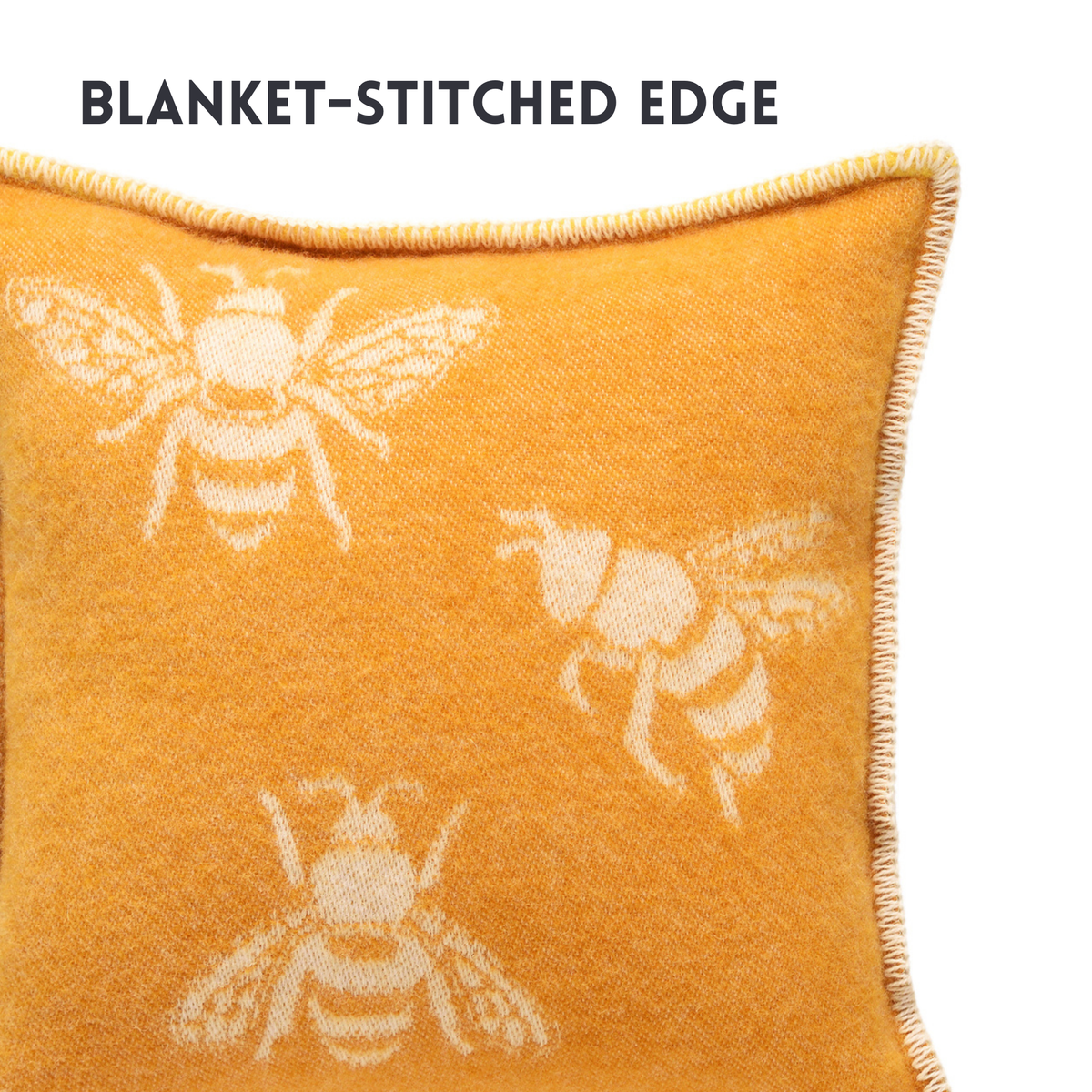 Bee Wool Cushion from J.J. Textile