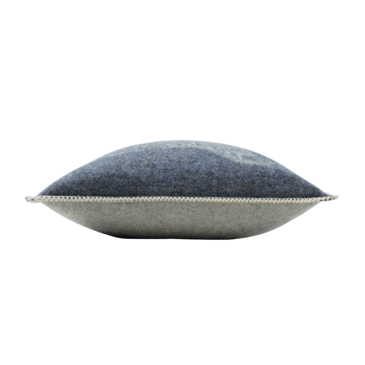 Denim Blue Sheep Wool Cushion from J.J. Textile