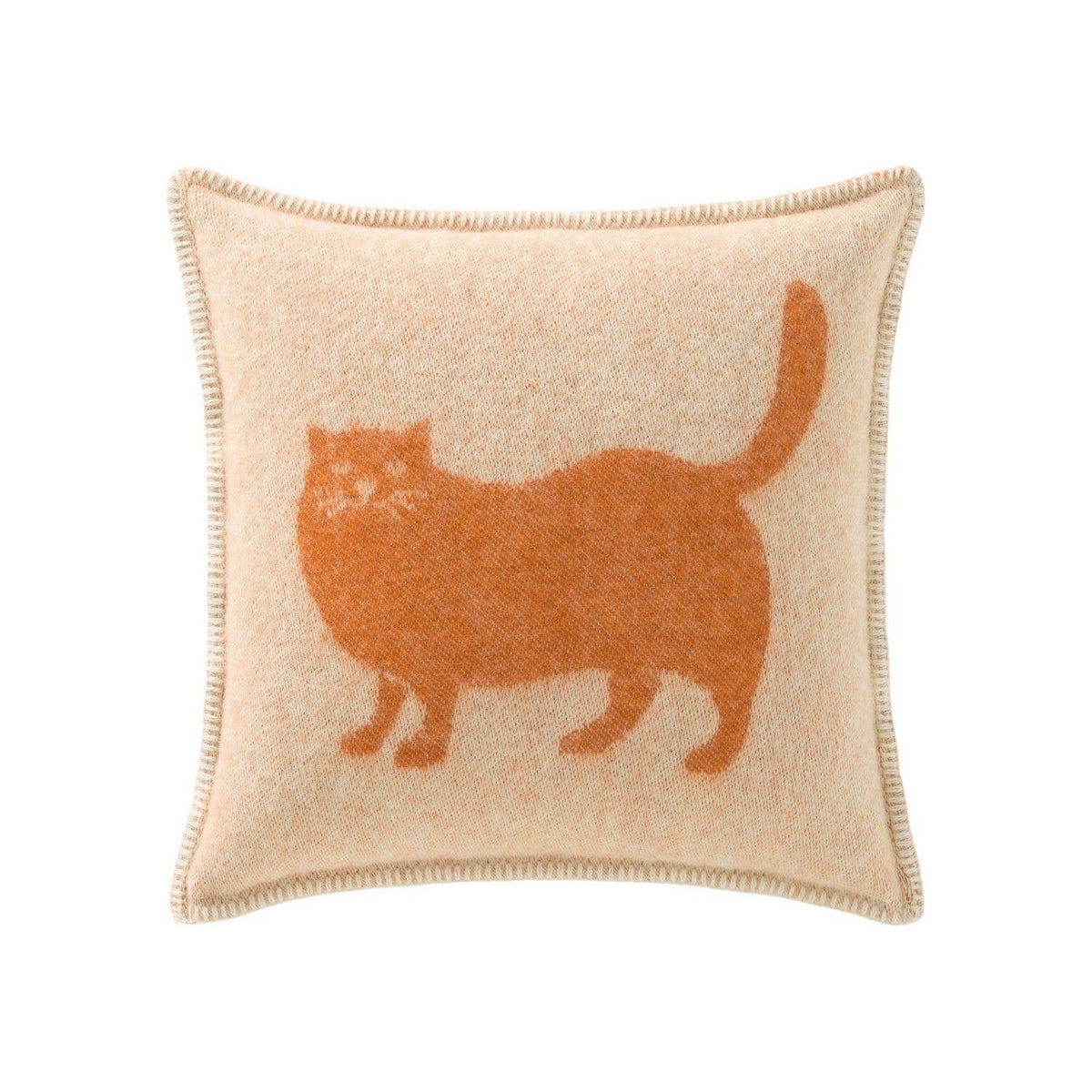 Ginger Cat Wool Cushion from J.J. Textile