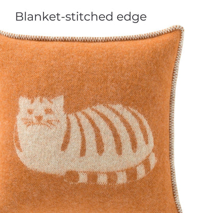 Ginger Cat Wool Cushion from J.J. Textile