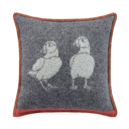 Puffin Wool Cushion from J.J. Textile
