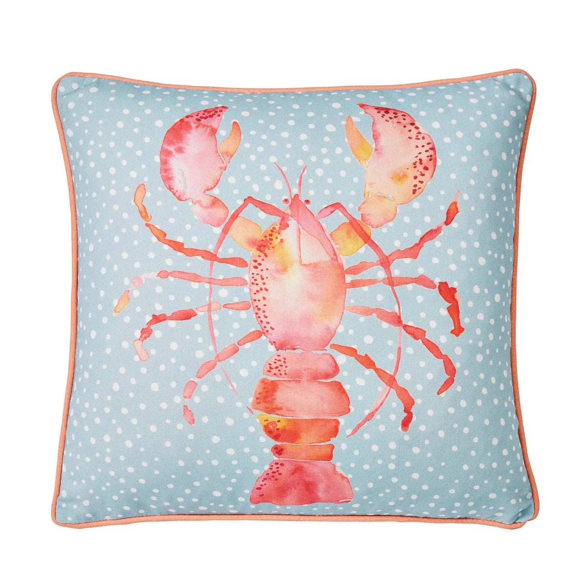 Lobster Outdoor Cushion in Orange