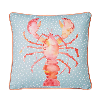Lobster Outdoor Cushion in Orange