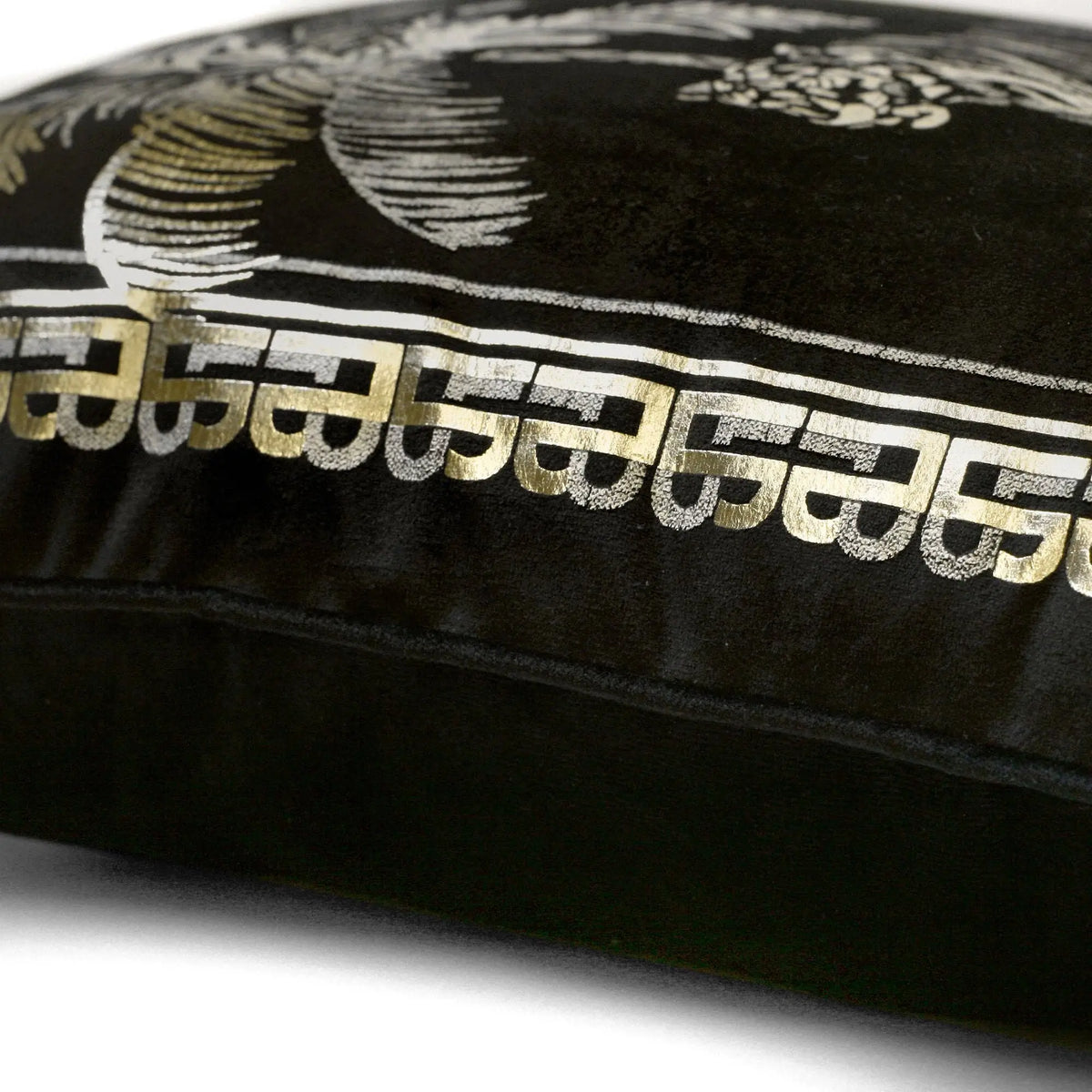 Tiger Tiger Black Cushion by Laurence Llewelyn-Bowen
