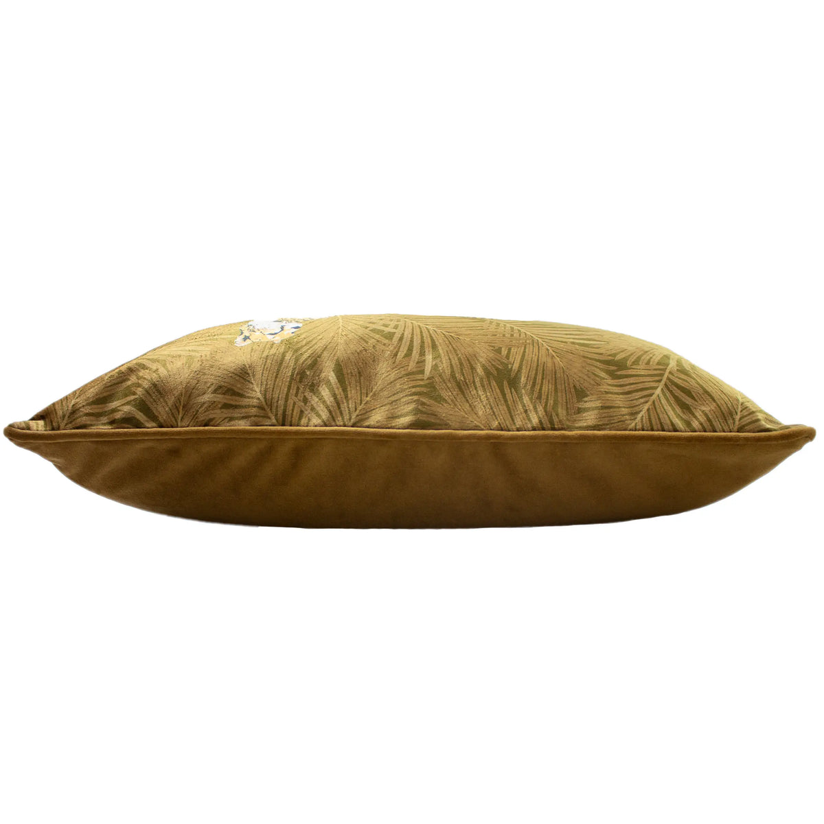 Cheetah Forest Velvet Cushion Gold