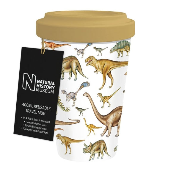 Dinosaurs 400ml PLA Travel Mug from Natural History Museum