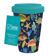 An Array of Marine Life 400ml PLA Travel Mug from Natural History Museum