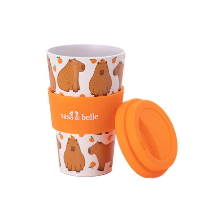 Capybara 400ml Travel Coffee Cup from Sass & Belle