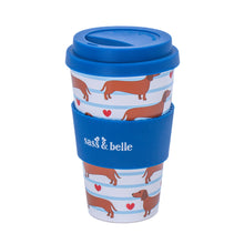 Sausage Dog 400ml Travel Coffee Cup from Sass & Belle