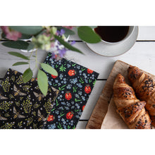 Honey Bee & Ladybirds Set of 2 Tea Towels by Catherine Rowe