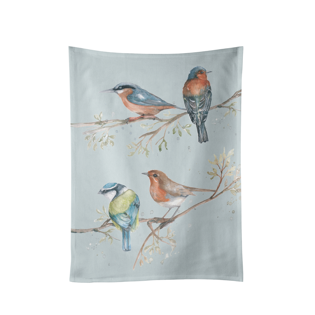 The Lookout British Birds Cotton Tea Towel by Meg Hawkins