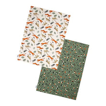 Leopard Print Set of 2 Cotton Tea Towels from Dexam