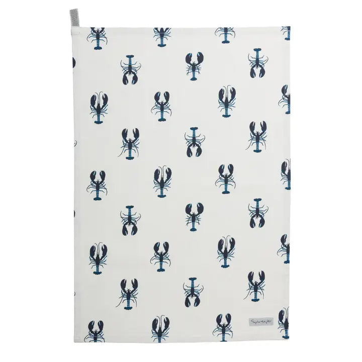 Lobster Cotton Tea Towel from Sophie Allport