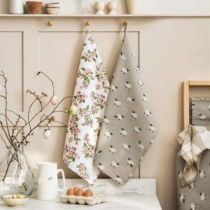 Sheep Cotton Tea Towel by Sophie Allport