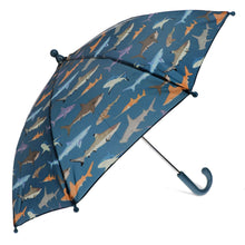 Sharks Kids' Push-Up Umbrella from Rex London
