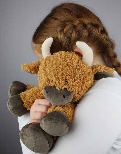 Highland Cow Beddy Buddies Microwaveable Warmer