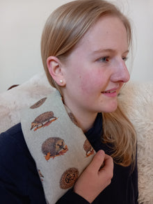 Woodland Hedgehog Unscented Duo Fabric Wheat Bag